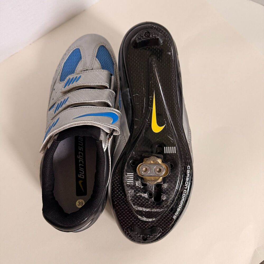 Nike Altea II Women's Cycling Shoes Size US 8  EUR 39 Chrome & Lake Blue - Picture 7 of 11